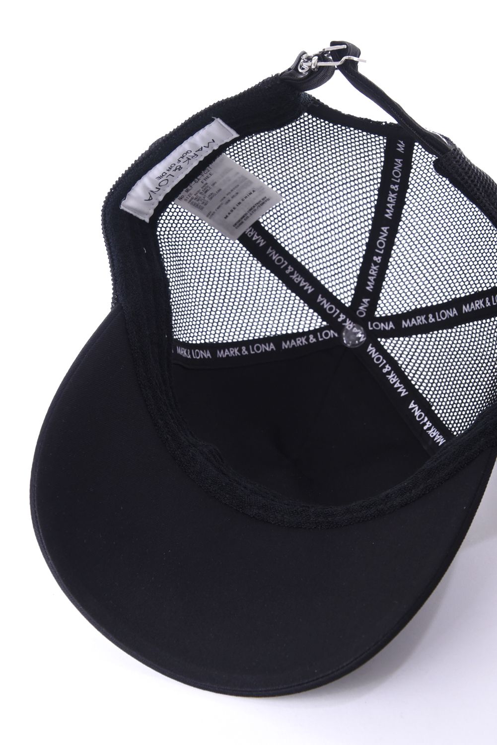 【26SS】 RADIANT MESH CAP / ラインストーンスカルロゴ メッシュキャップ (ブラック)