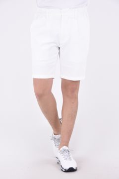 BASIC LOGO SHORT PANTS / ベーシック ロゴ ストレッチ ショートパンツ (ホワイト)