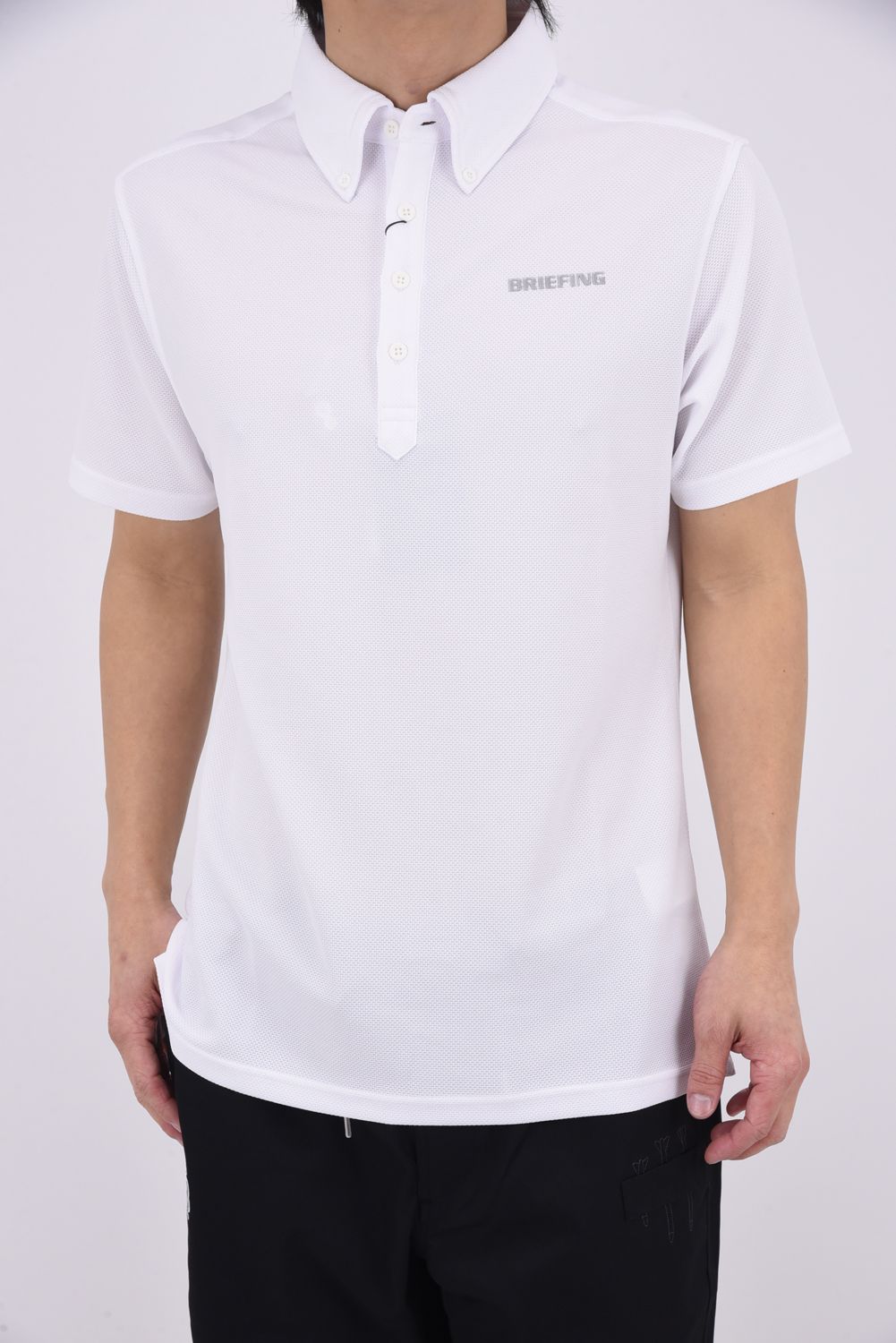 【26SS】 MEN'S DRESS BD SHIRT / ベーシック ボタンダウンカラー ポロシャツ (ホワイト)