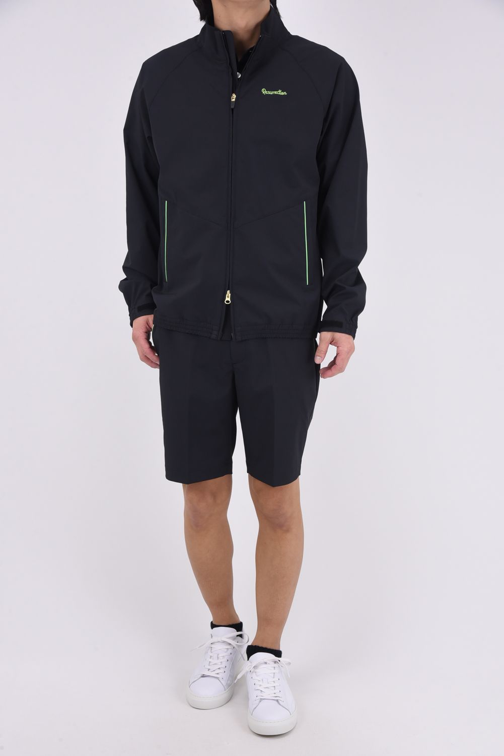 【26SS】 NEON SHORT PANTS / ネオンシリーズ ブランドロゴ ショートパンツ (ブラック)*