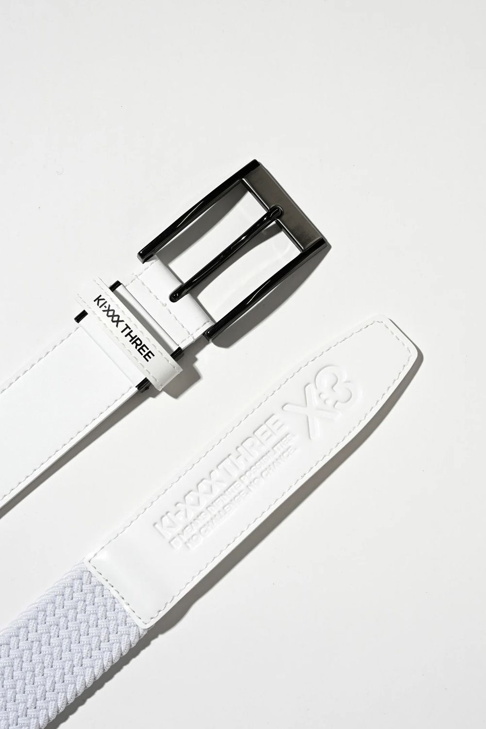 【26AW】 WEBBING BELT / ロングベルト (ホワイト)