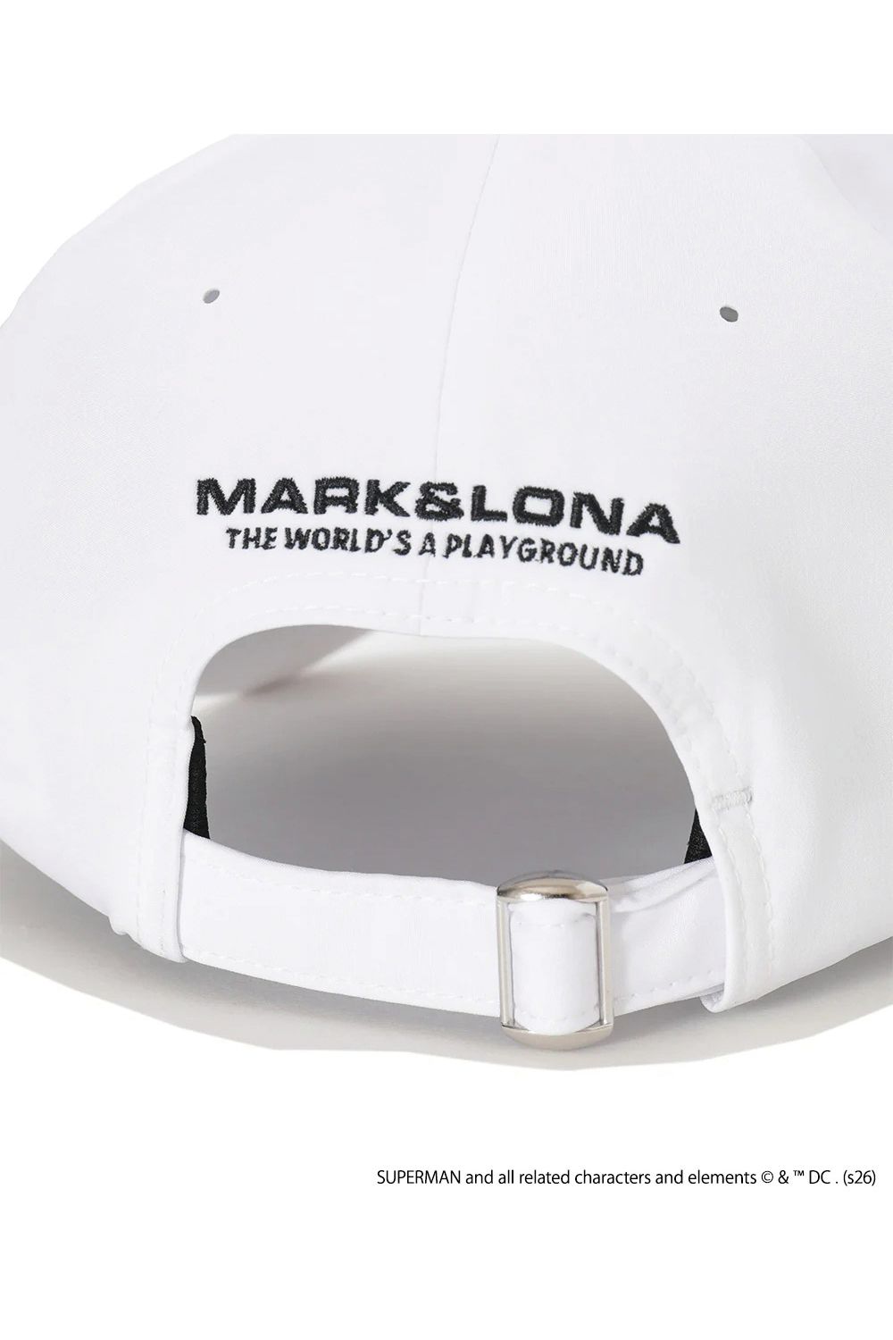 【26SS】【FER COLLECTION】 SUPER DRY TECH CAP / Supermanコラボレーション ベースボールキャップ (ホワイト)