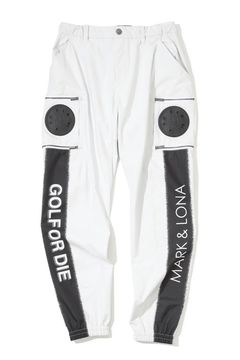 【26AW】 MERCURY COOLING FAN PANTS / モノトーン サイドロゴ 空調ファン搭載ロングパンツ (ホワイト)