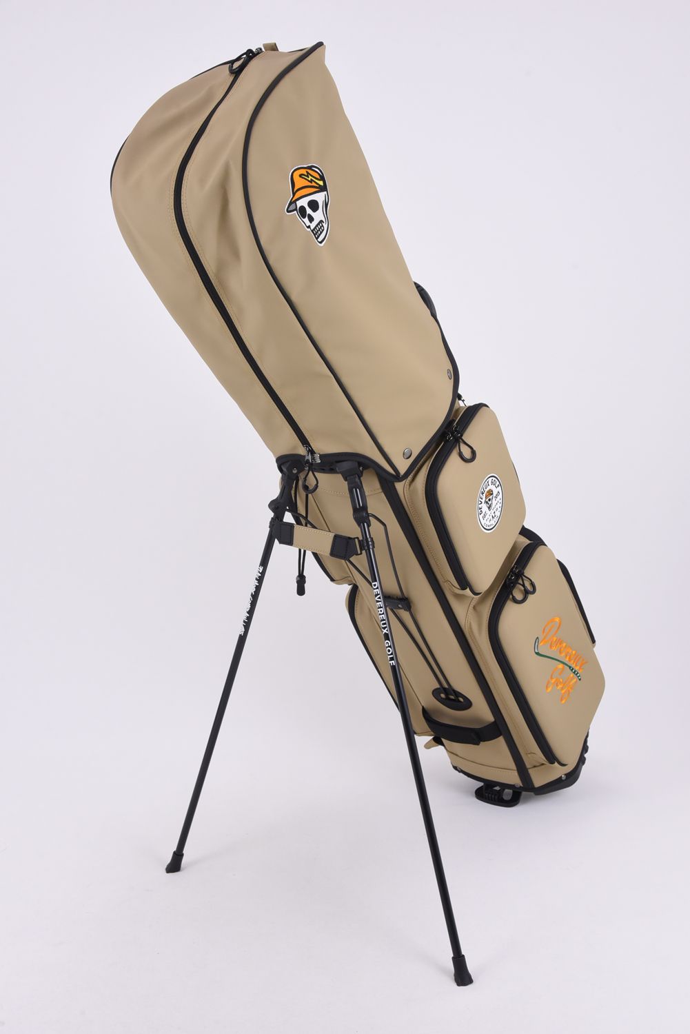 【26SS】【銀行振込・代金引換不可】【返品・交換不可】 DVG DEEP SIDE POCKET CADDIE BAG / ディープサイドポケット スタンドタイプ キャディバッグ (マッシュルーム)