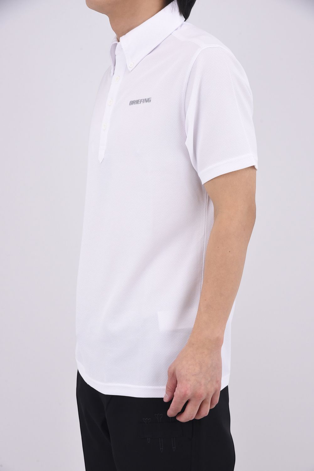【26SS】 MEN'S DRESS BD SHIRT / ベーシック ボタンダウンカラー ポロシャツ (ホワイト)