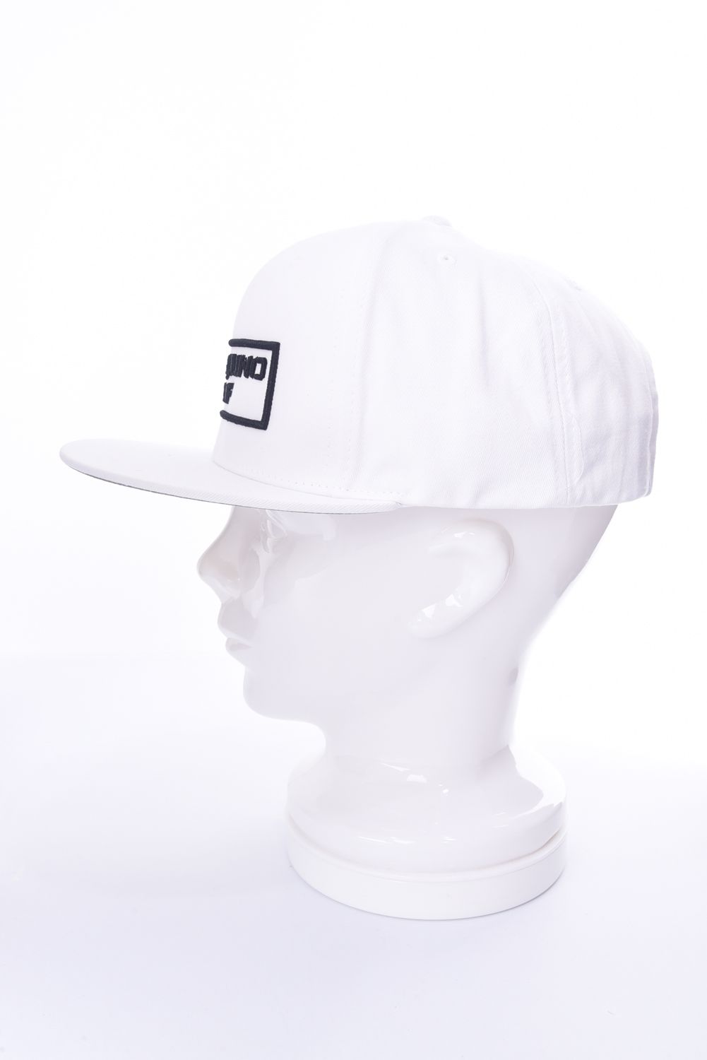 RS GOLF MESH CAP / ボックスロゴ フラットキャップ (ホワイト)