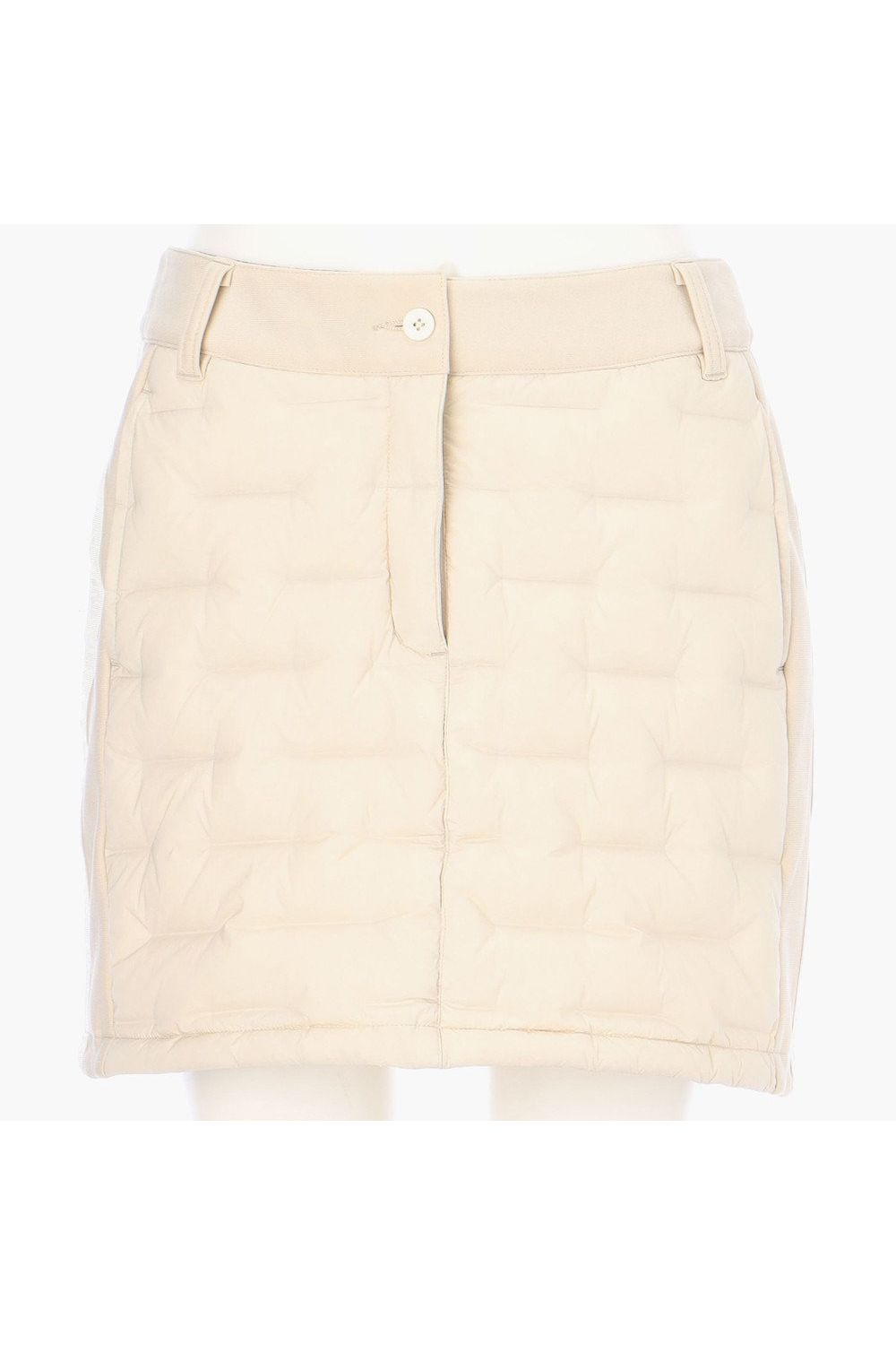 【25AW】【レディース】 WOMEN'S HYBRID DOWN SKIRT / ストレッチタフタ ダイヤモンドロゴ ハイブリッドダウンスカート (ベージュ)