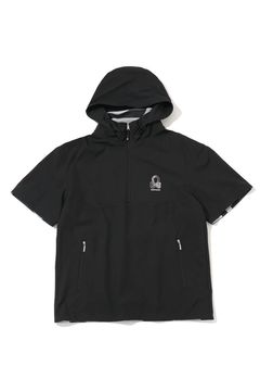 【2026SS 木村拓哉さん着用 VOL.4】 QUADRA AIR MESH 2-WAY PULLOVER / リバーシブル ショートスリーブプルオーバー (ブラック) (3月4日入荷予定)