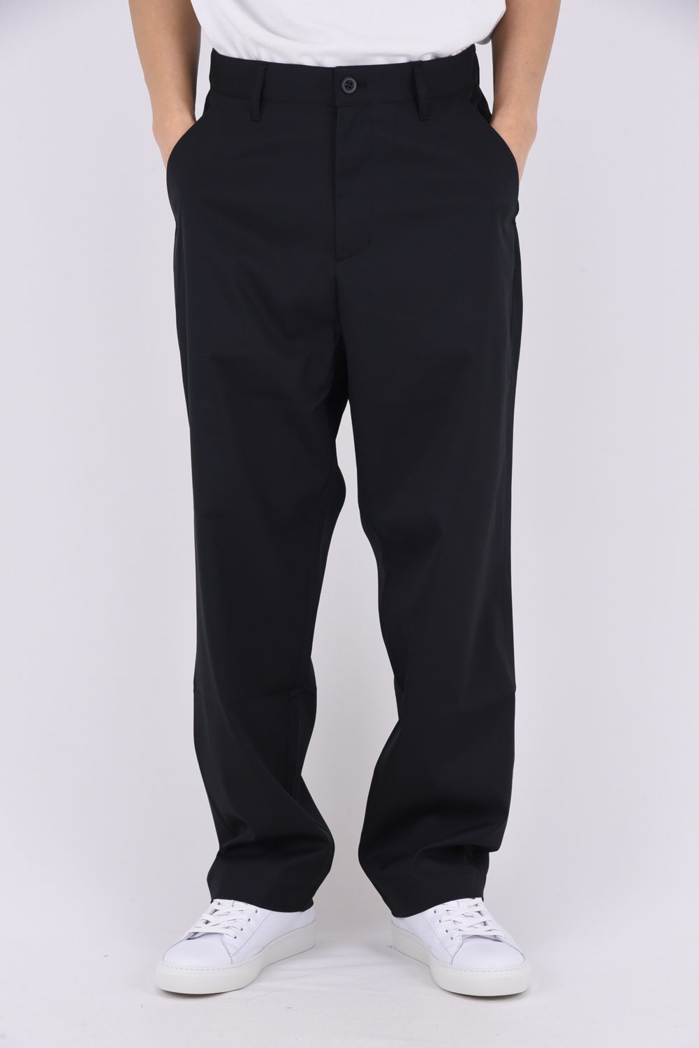 【26SS】 DVG WIDE PANTS / ワイド ロングパンツ (ブラック)
