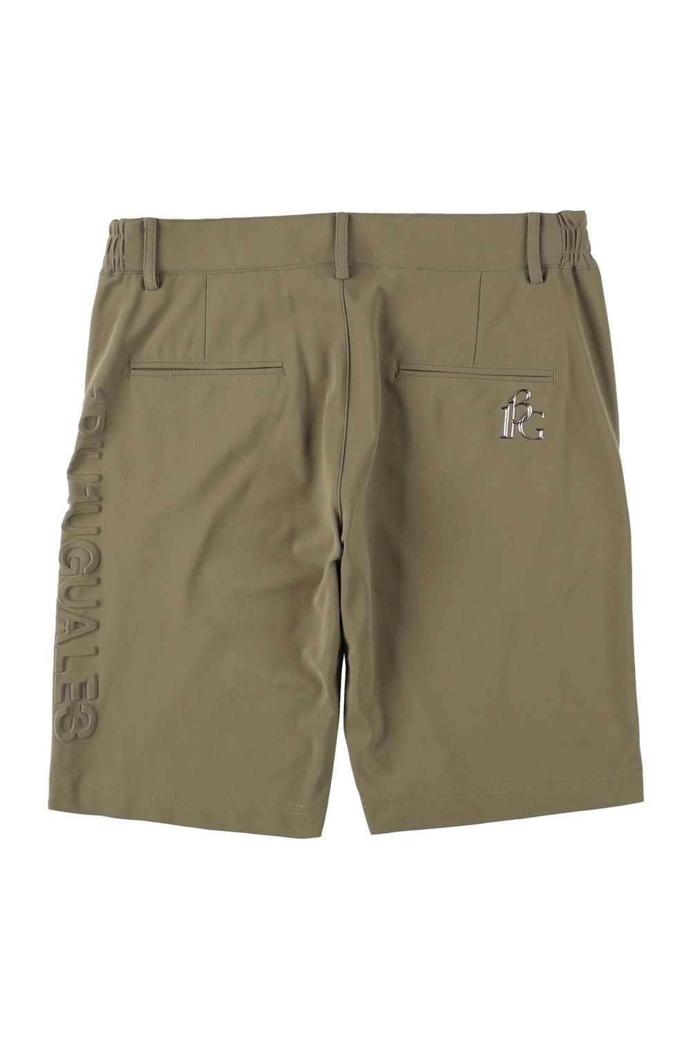 【25SS】 113 GOLF EMBOSS SHORTS / ブランドロゴ エンボス ショートパンツ (カーキ)