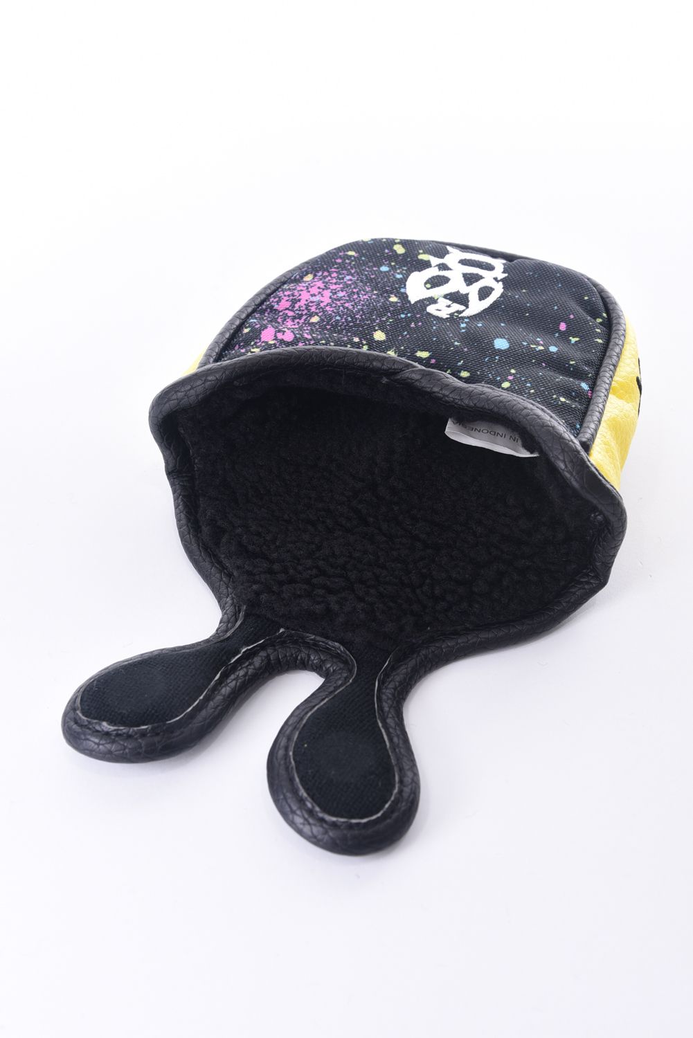 SPLASH PUTTER COVER MALLET / グラフィックデザイン マレット型パターカバー ブラック