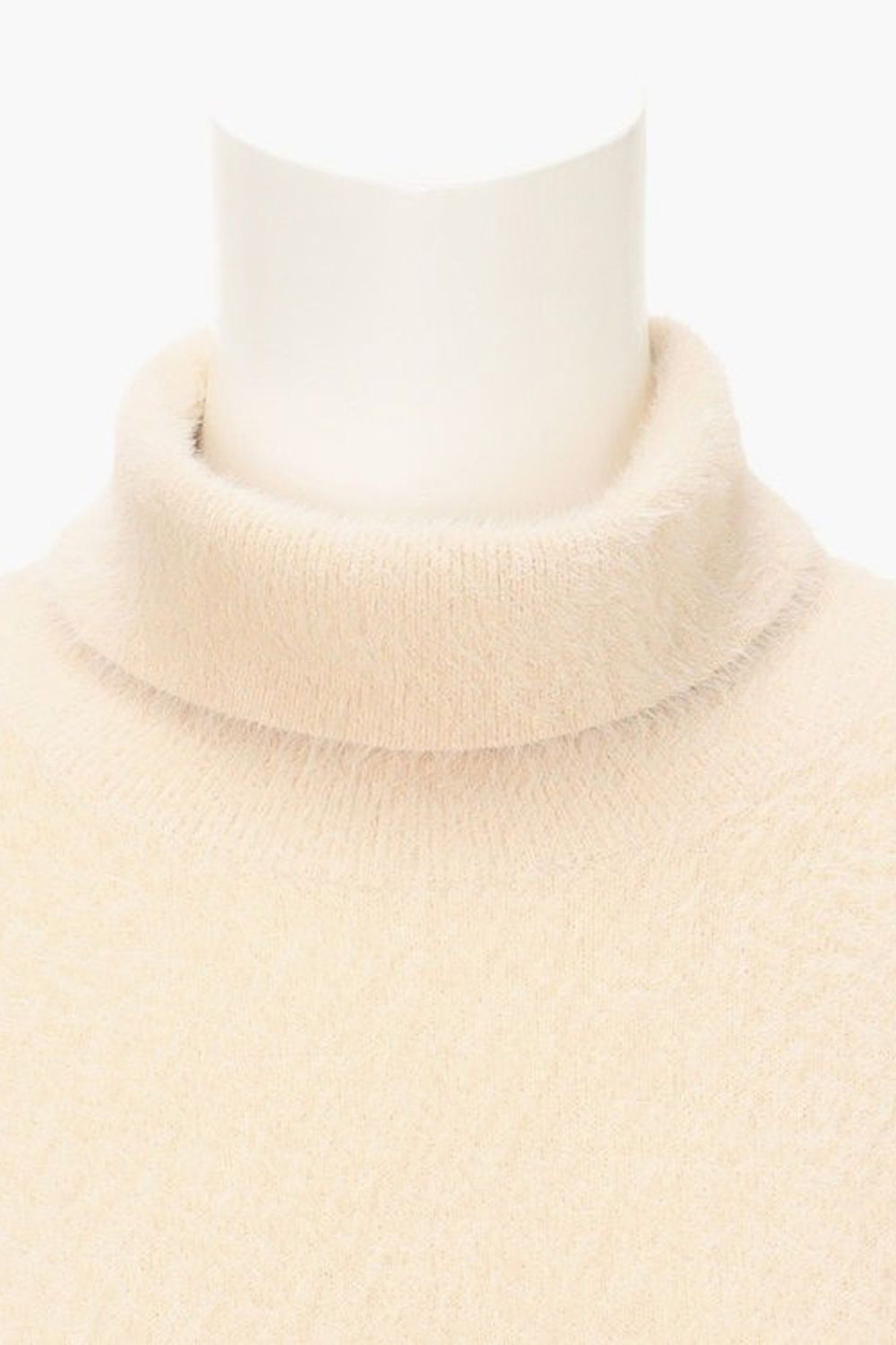【25AW】【レディース】WS SHAGGY LOGO TURTLENECK KNIT / タートルネックニット (ベージュ)