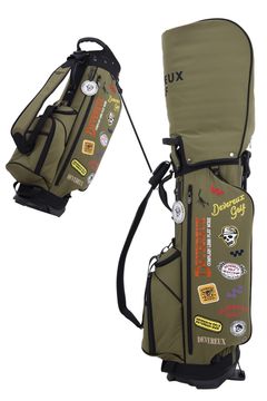【26AW】 PIONEER TOWN Logo Assorted CADDIE BAG / ロゴアソート スタンドタイプ キャディバッグ (オリーブ)