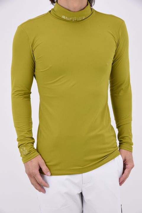 【26AW】 ELEMENT THERMAL TURTLENECK / ゴールドスカルプリント 起毛フリース タートルネックシャツ (オリーブ)