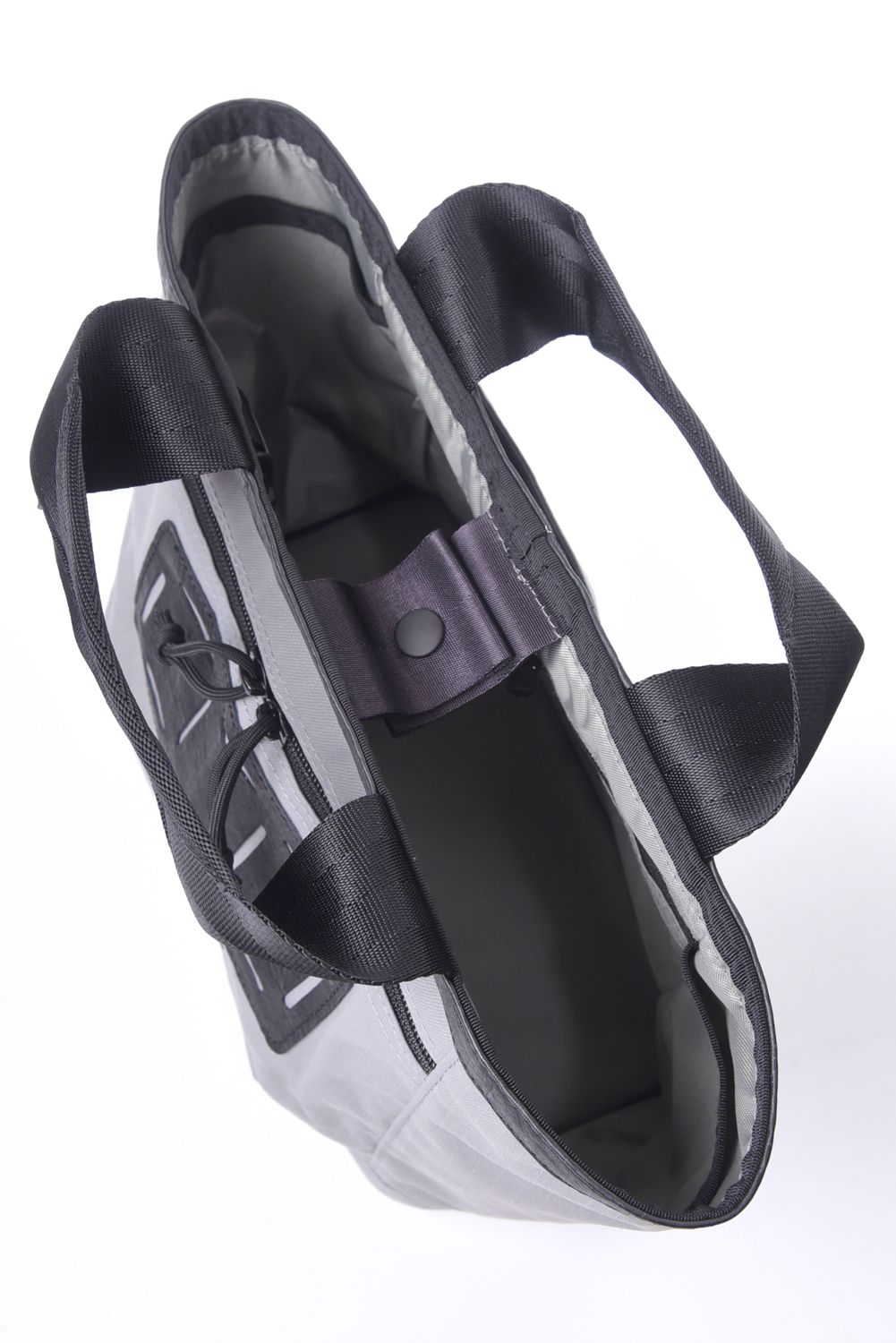 CART TOTE DL FD RIP / リップストップナイロン カートトートバッグ (グレー)