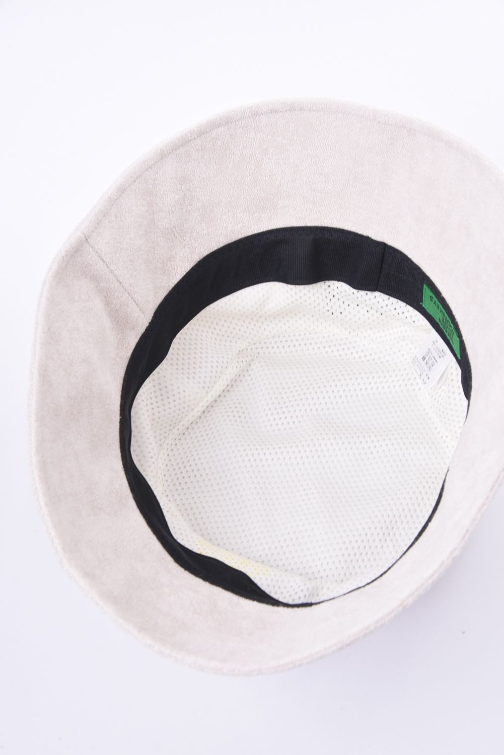 【26SS】 BUCKET HAT / パイル生地 ブランドロゴ刺繍 バケットハット (ベージュ)