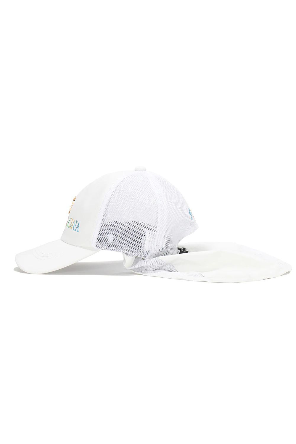 【26SS】 CHOROMA ICON SUN SHIELD CAP / マルチカラー刺繍 サンシールド付き メッシュキャップ (ホワイト)