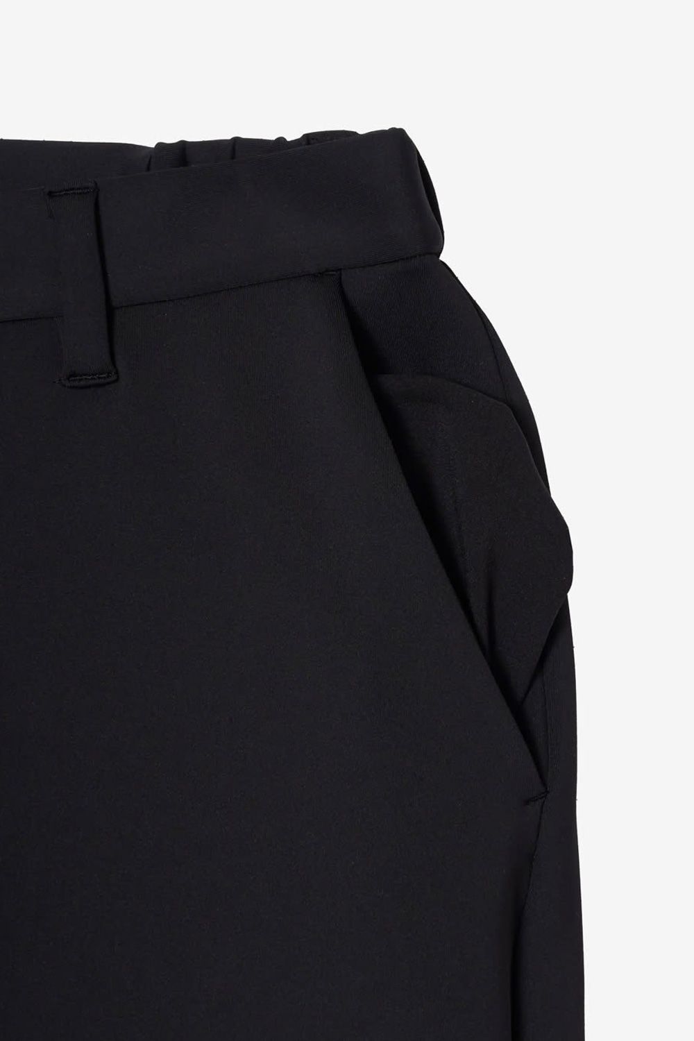 【26AW】 LUXURY ACTIVE PANTS / ダンボールニット素材 ロングパンツ (ブラック)