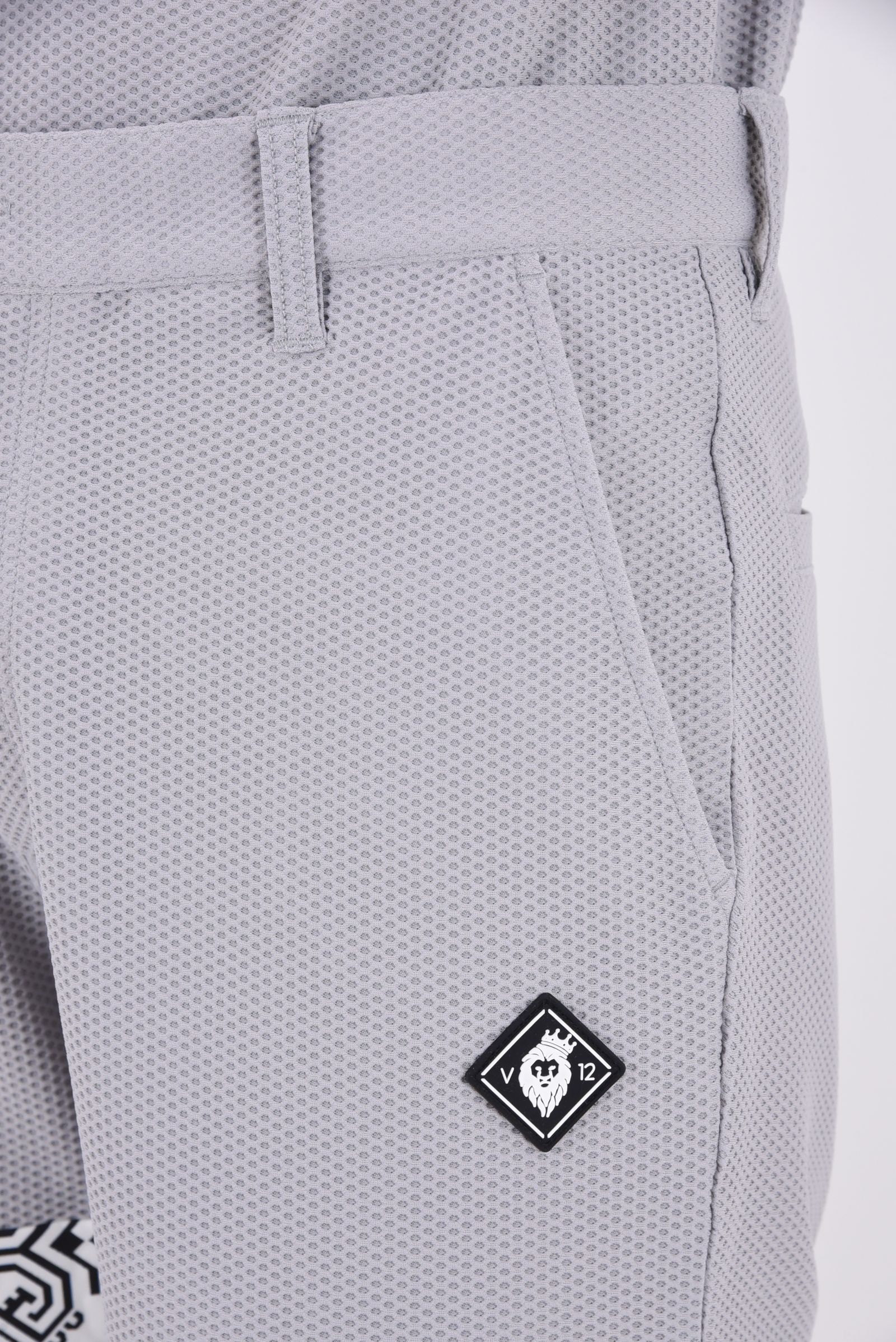 【26SS】 BAN COMFO SHORTS / ワッフル生地 バンダナ柄 ショートパンツ (グレー)