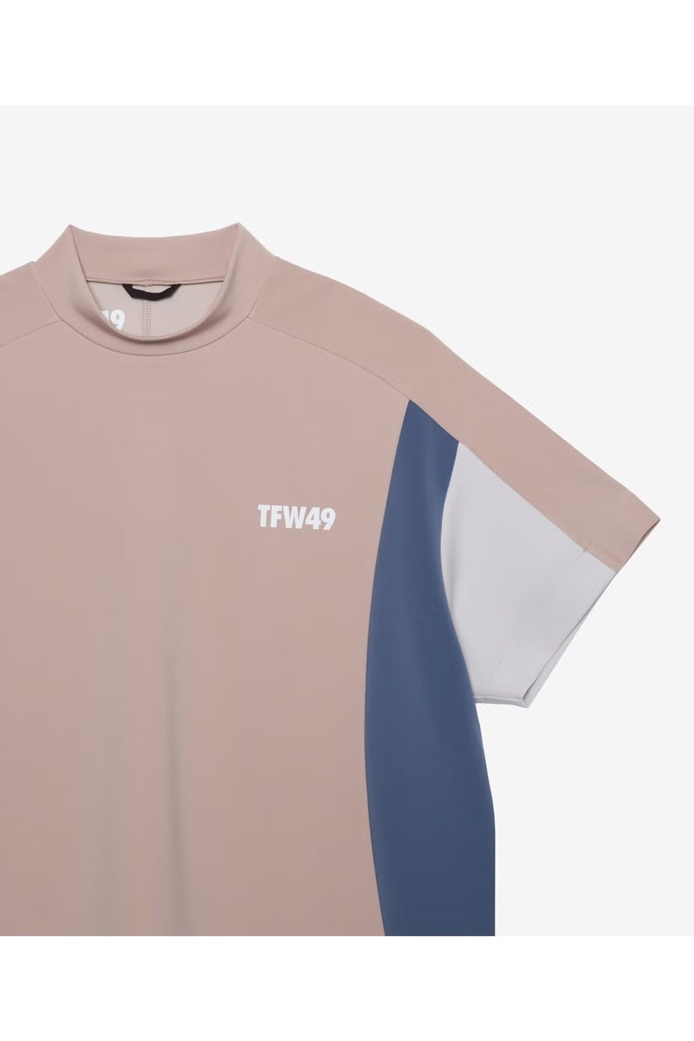 【26SS】【レディース】 RELAX HALF MOCKNECK TEE / モックネックTシャツ (ピンクベージュ)