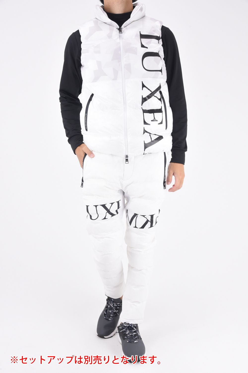 VERTICAL LOGO VEST / バーチカル ロゴ ベスト (ホワイトカモ)