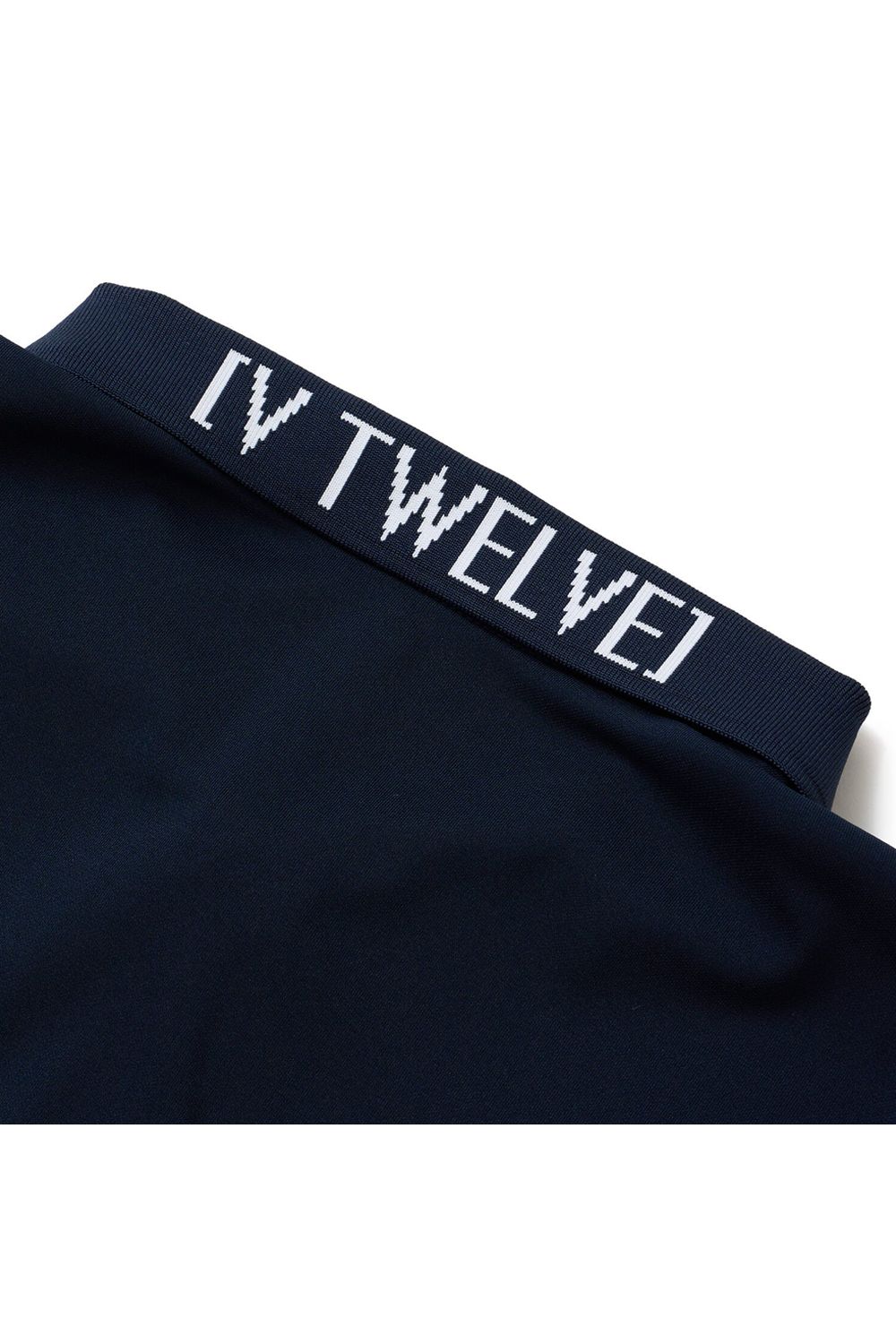 【26SS】 AIRY AWA POLO / ワッフル生地 異素材切り替え ポロシャツ (ネイビー)
