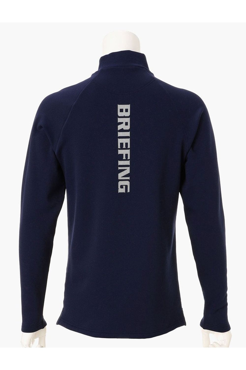 【26AW】 MEN’S WARM LS HIGHNECK / 秋冬仕様 起毛素材 ベーシック 長袖モックネックTシャツ (ネイビー)