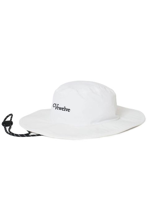 【26SS】 AWA WIDE HAT / ブランドロゴ サファリハット (ホワイト)