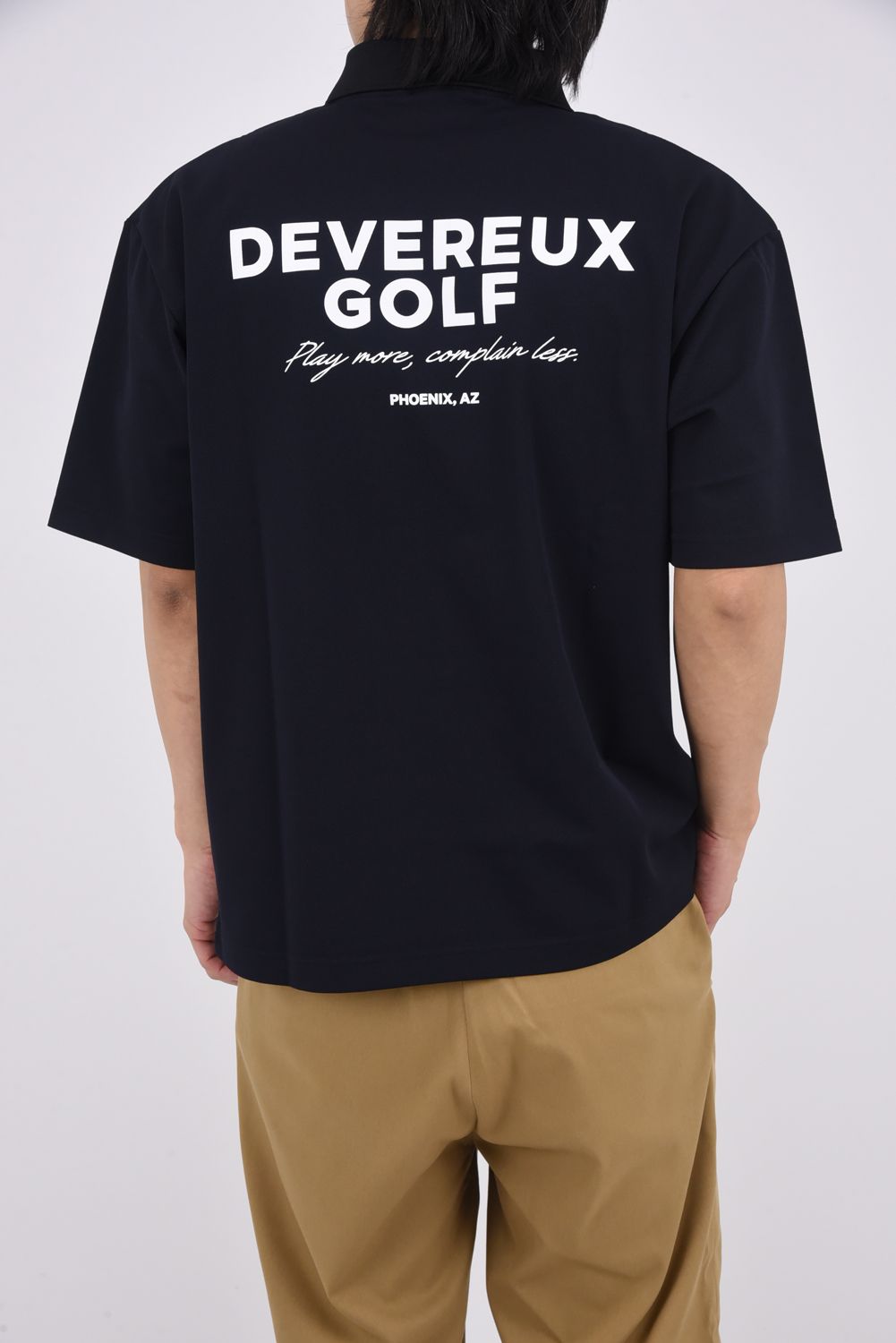 【26SS】 DVG CREW STANDARD POLO / クルーネック ポロシャツ (ホワイト)