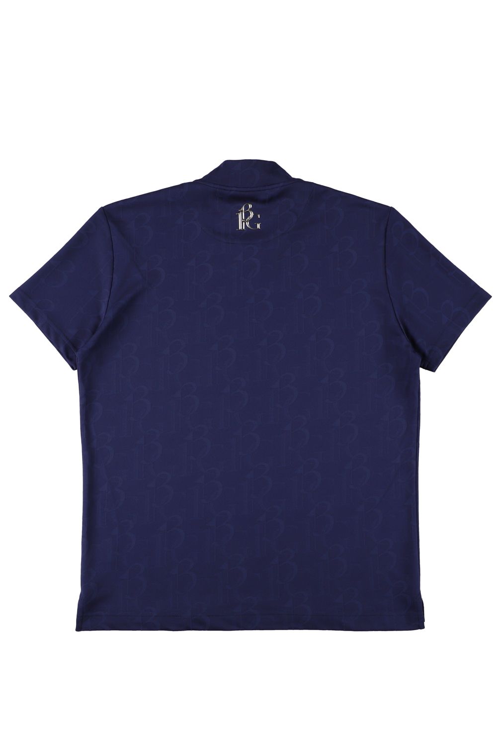 【26SS】 JACQUARD MOCK NECK  / ジャガード モックネック (ネイビー) (4月入荷予定)