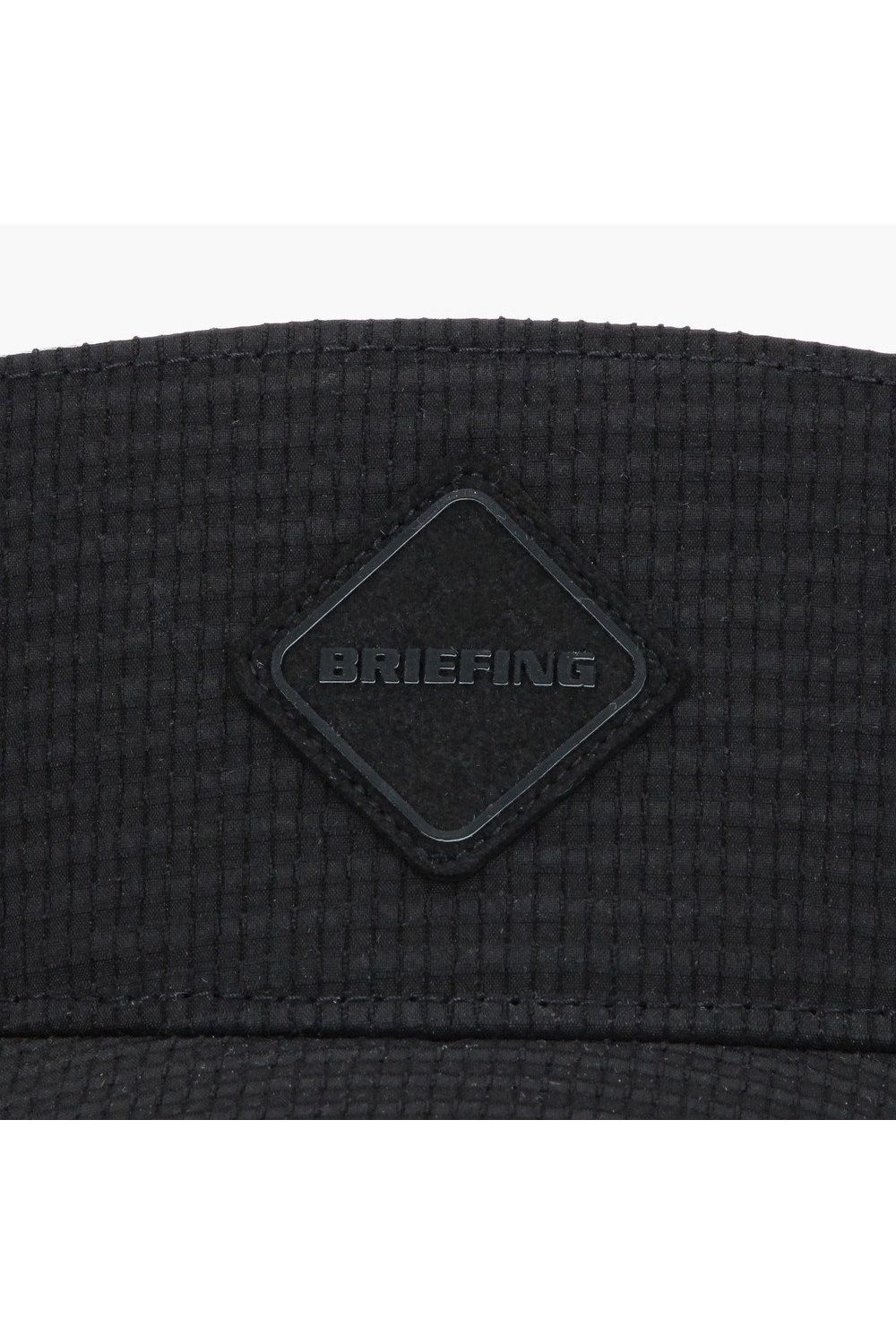 【26SS】 MEN’S SEERSUCKER VISOR / シアサッカー ダイヤモンドロゴ サンバイザー (ブラック)