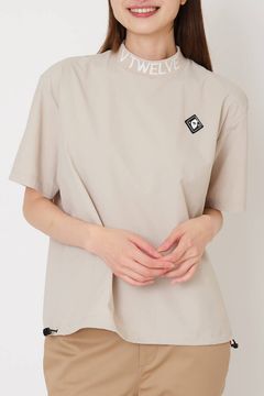 【25SS】【レディース】 WESTY MOCK / 4WAYストレッチ ドライタッチ 接触冷感 モックネックTシャツ (ベージュ)