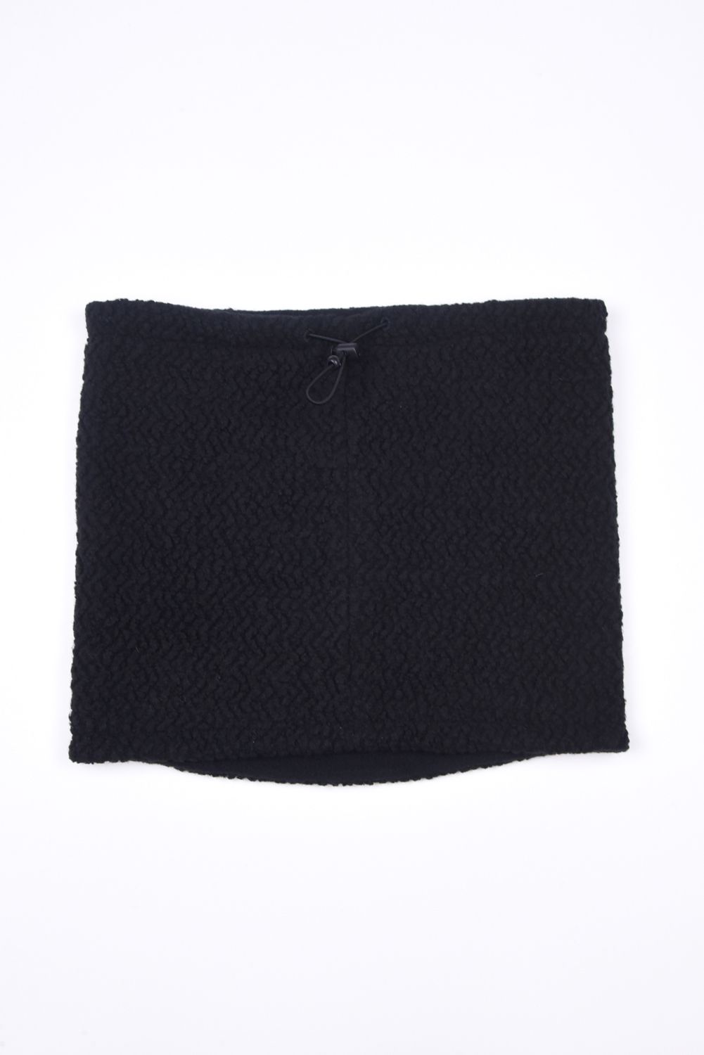 WOOL BOA NECK GAITER / ウールボアフリース ネックウォーマー (ブラック)