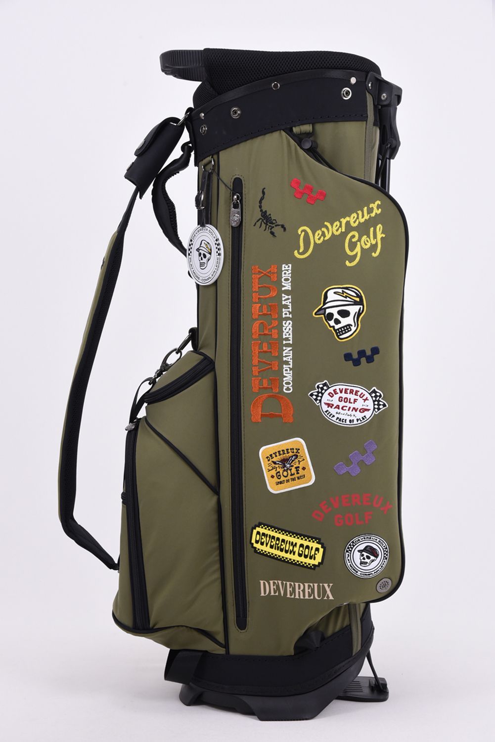 【26AW】 PIONEER TOWN Logo Assorted CADDIE BAG / ロゴアソート スタンドタイプ キャディバッグ (オリーブ)
