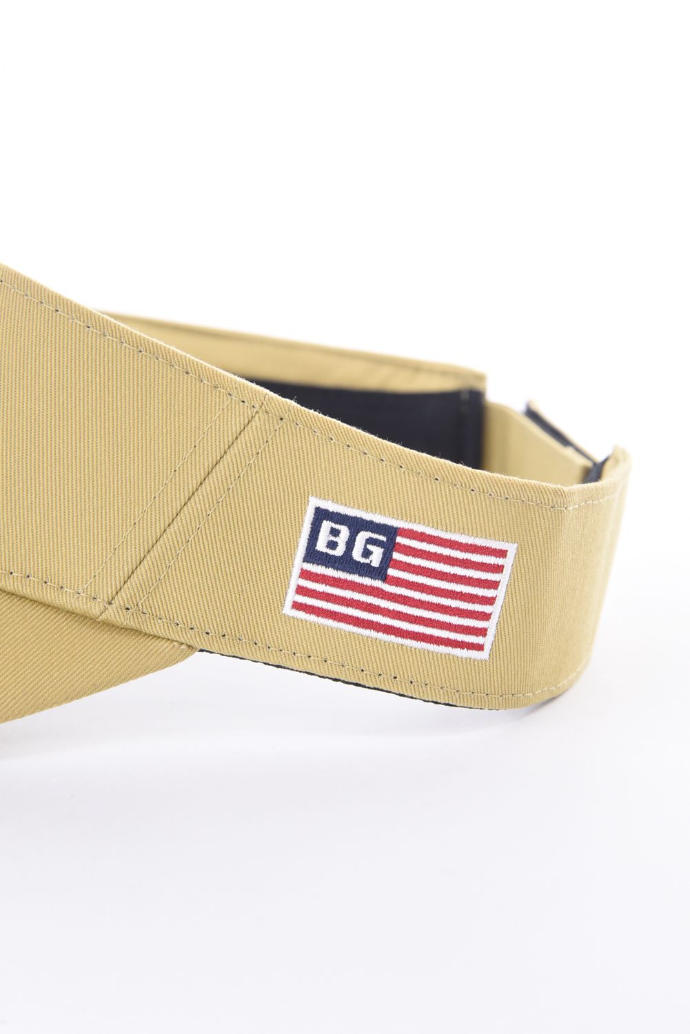 【26SS】 MEN’S BG LOGO VISOR / BGロゴ サンバイザー (ベージュ)