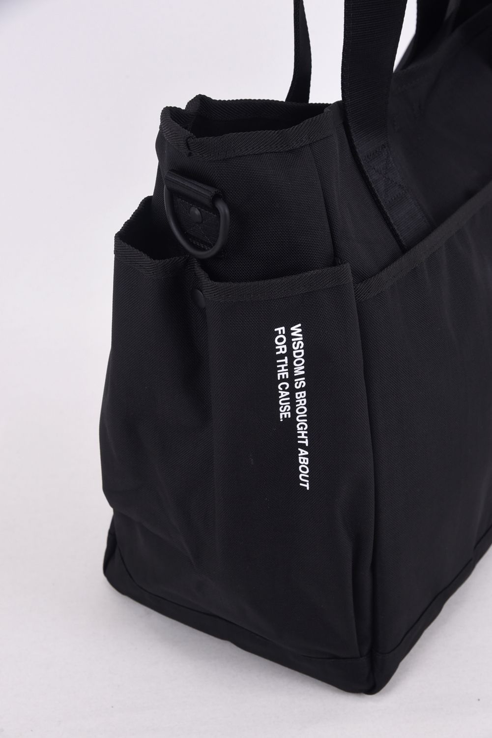 NYLON TOTE BAG / ナイロン トートバッグ (ブラック)