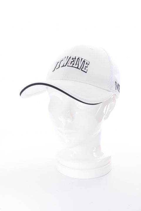 【26SS】 ARC CAP / 3Dブランドロゴ刺繍 メッシュキャップ (ホワイト)