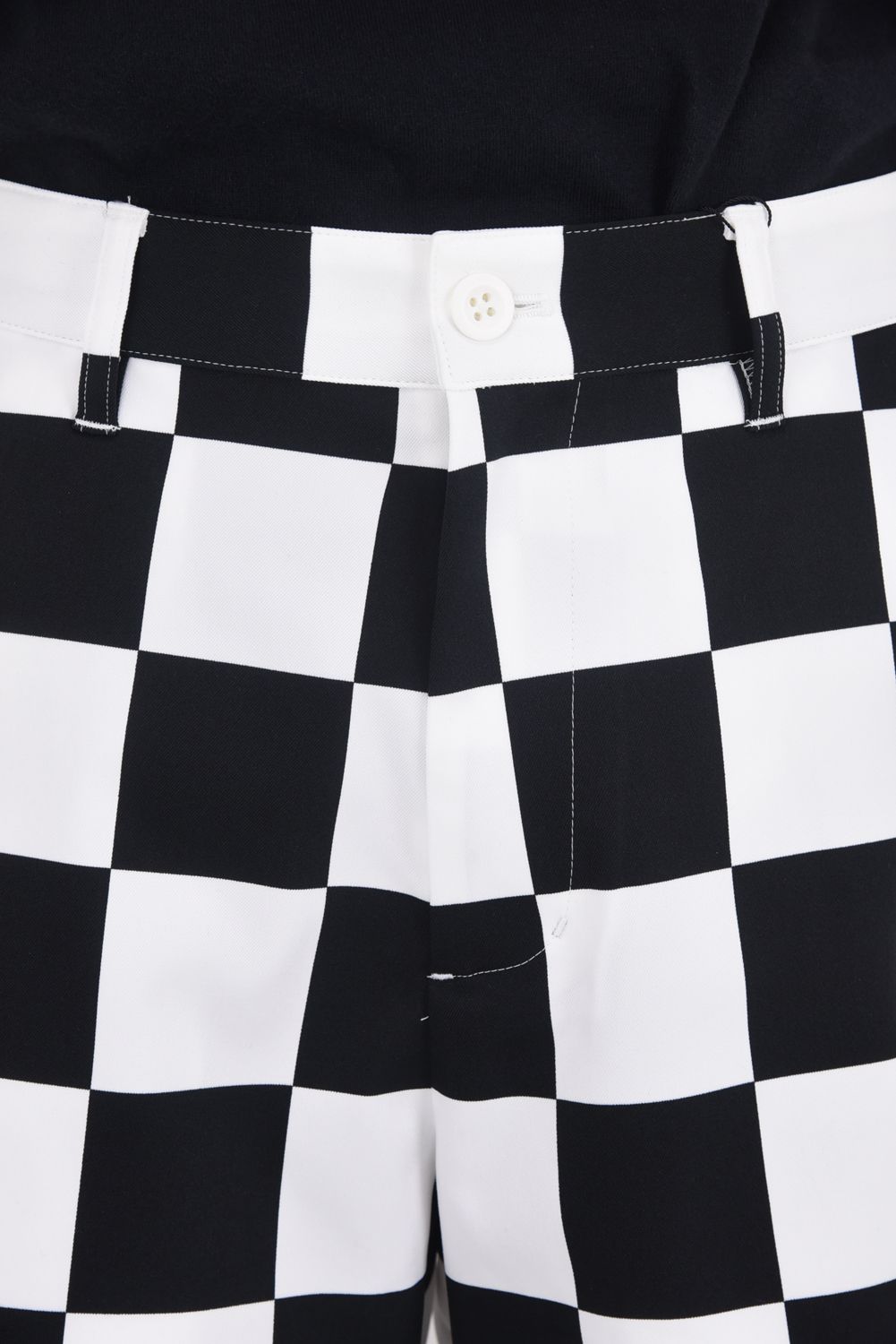 【26SS】 DVG CHECK MATE HALF PANTS / チェッカー ショートパンツ (ブラック)