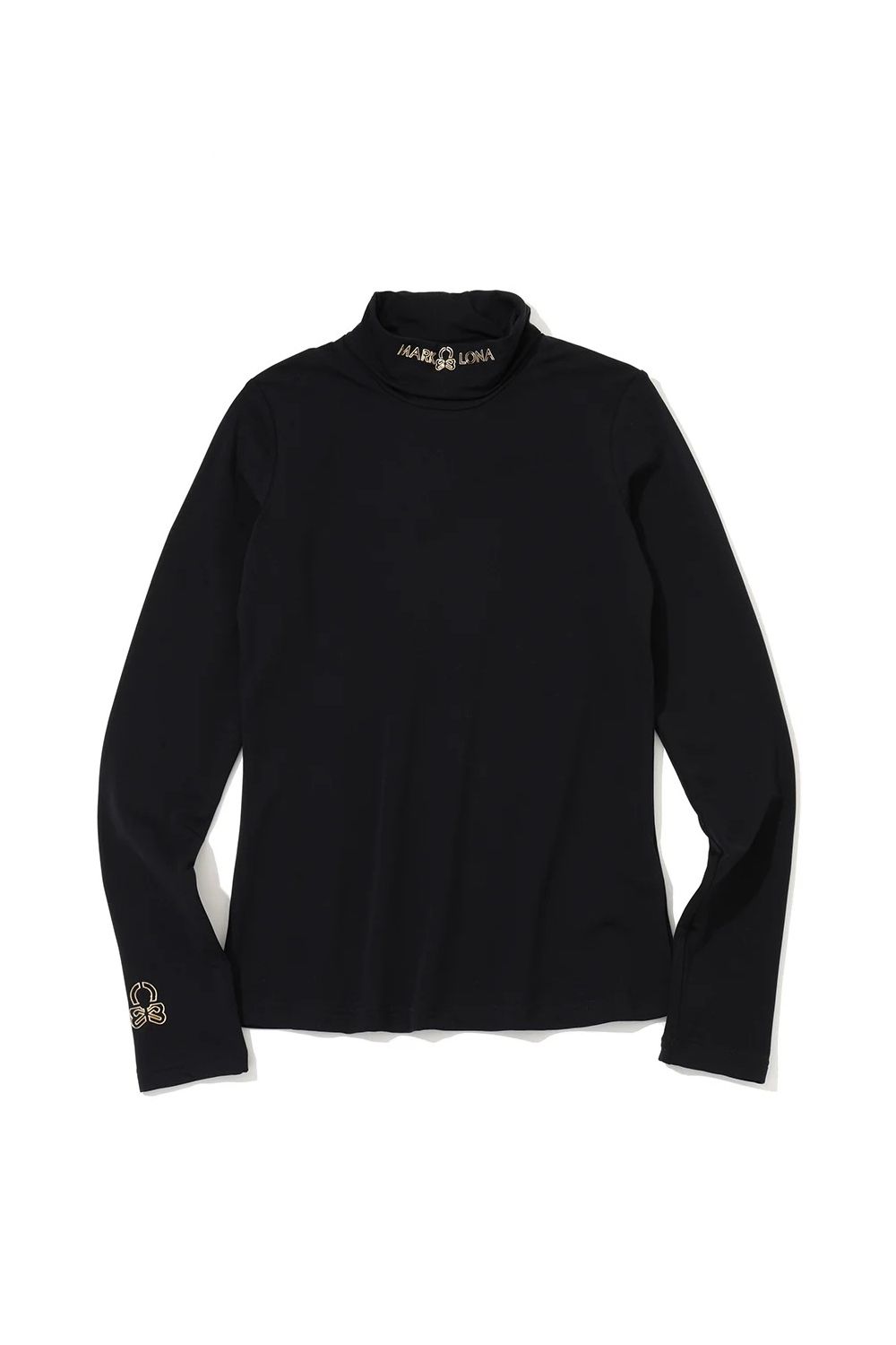 【26AW】【レディース】 ELEMENT THERMAL TURTLENECK / スカルプリント 起毛フリース タートルネックシャツ (ブラック)