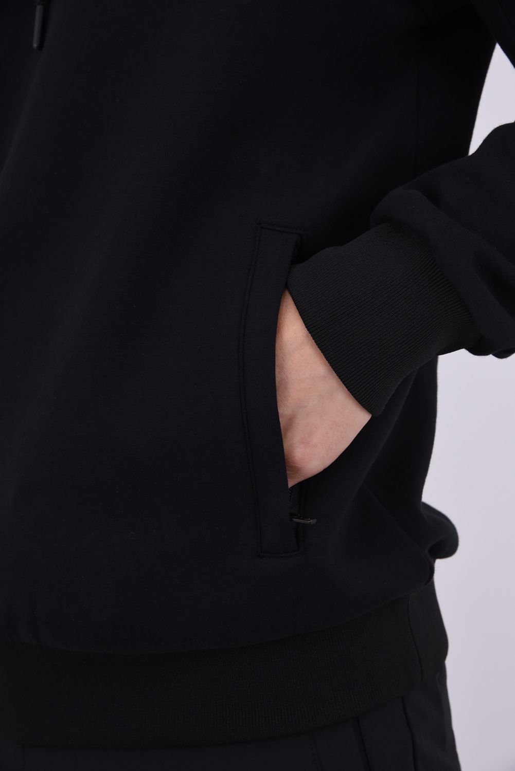 【26AW】 BACK AWA PARKA / バックロゴ プルオーバーフーディー (ブラック)