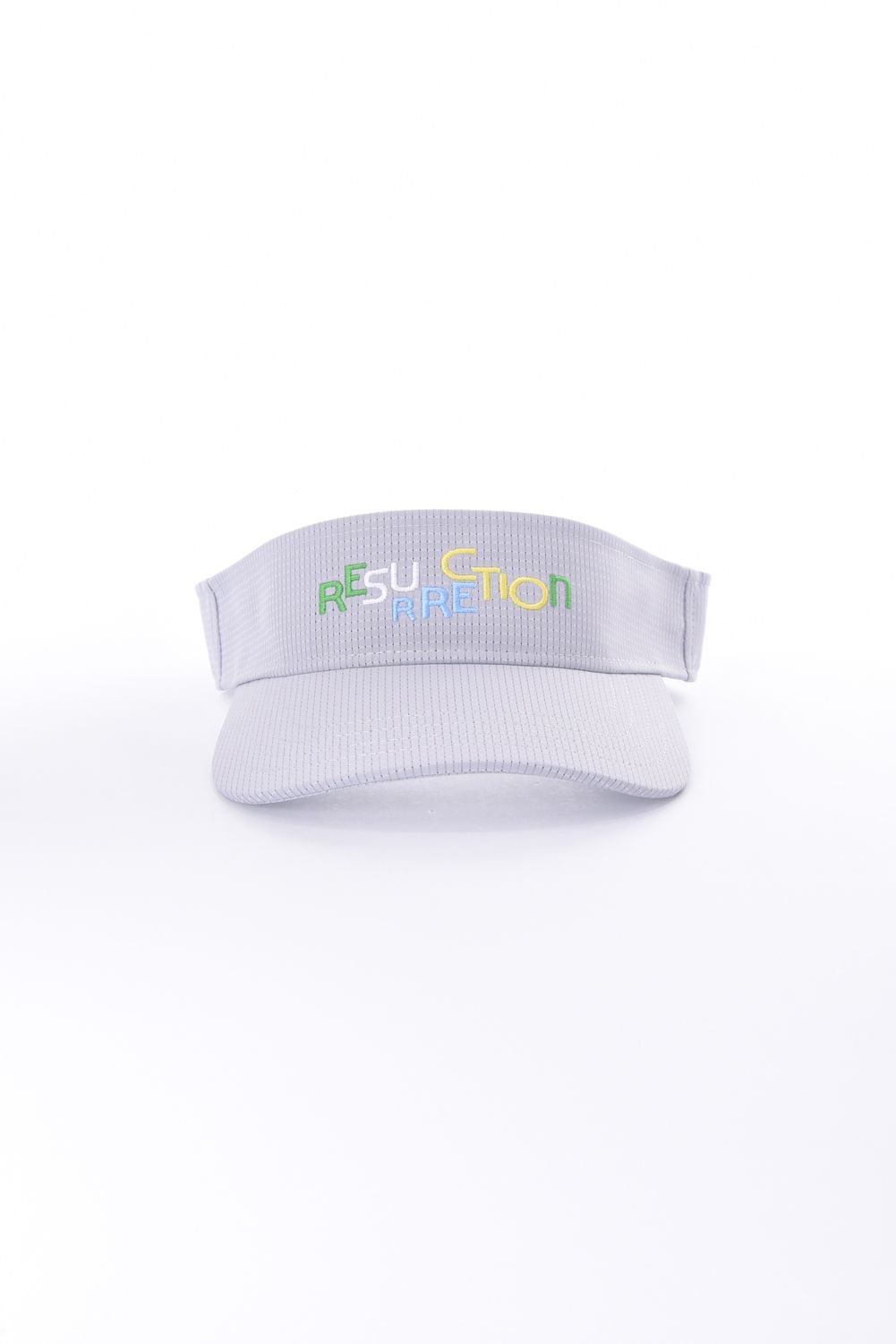 【26SS】 COLORFUL LOGO SUN VISOR / カラフルロゴ刺繍 サンバイザー (グレー)