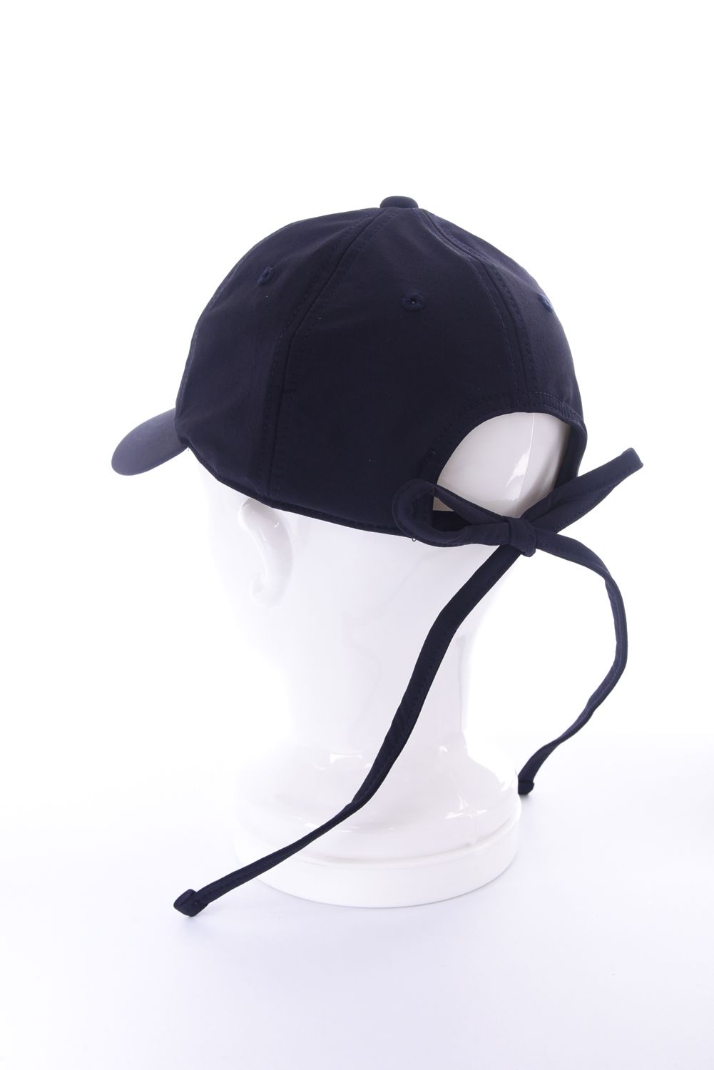 【26SS】【レディース】 WOMEN’S SMALL LOGO RIBBON CAP / ブランドロゴ バックリボン キャップ (ネイビー)