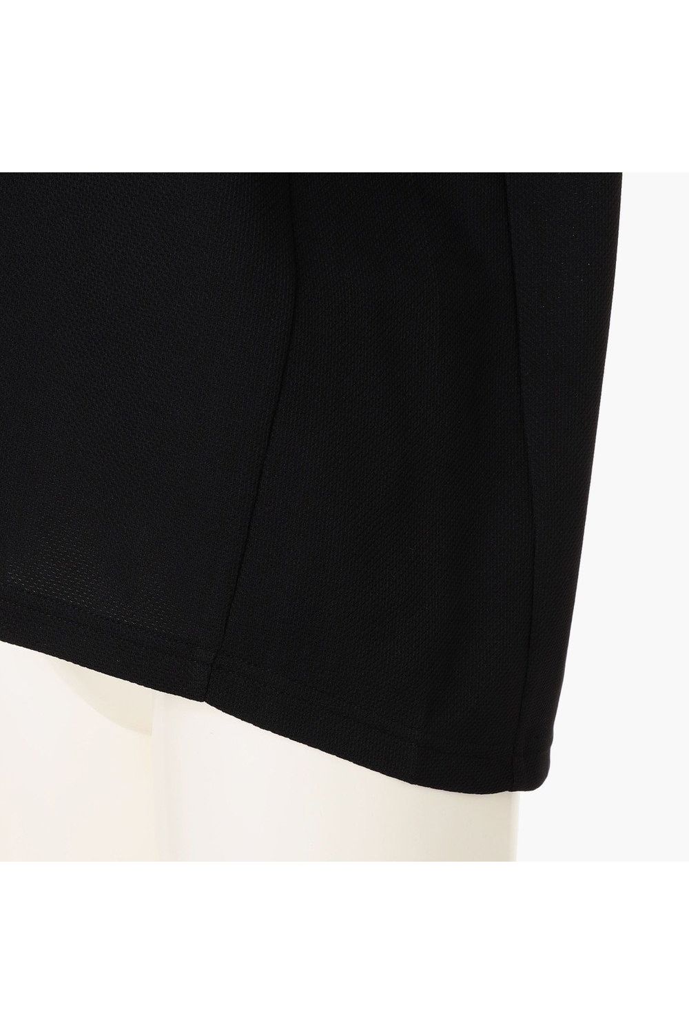 【26SS】【レディース】 WOMEN’S LINE POLO / カノコ生地 ラインロゴテープ リラックスフィット ポロシャツ (ブラック)