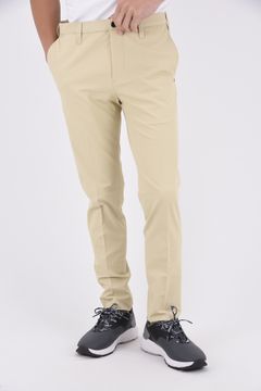MENS SUMMER BASIC PANTS / ベーシック フルレングス ストレッチ サマー パンツ (ベージュ)
