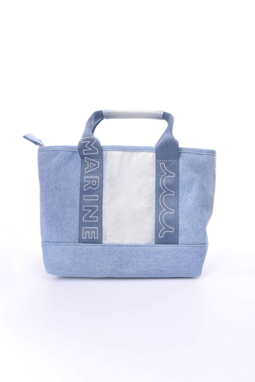 muta デニム　７　　バッグ muta - DENIM PARTITION TOTE BAG / デニム生地 パーテーション