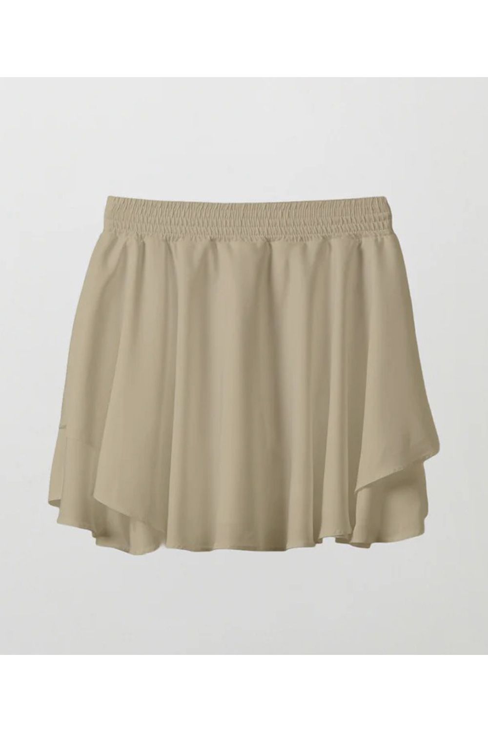 【26SS】【レディース】 DOUBLE-FACED DRAPED SKIRT / ダブルフェイスドレープスカート (サンドカーキ)