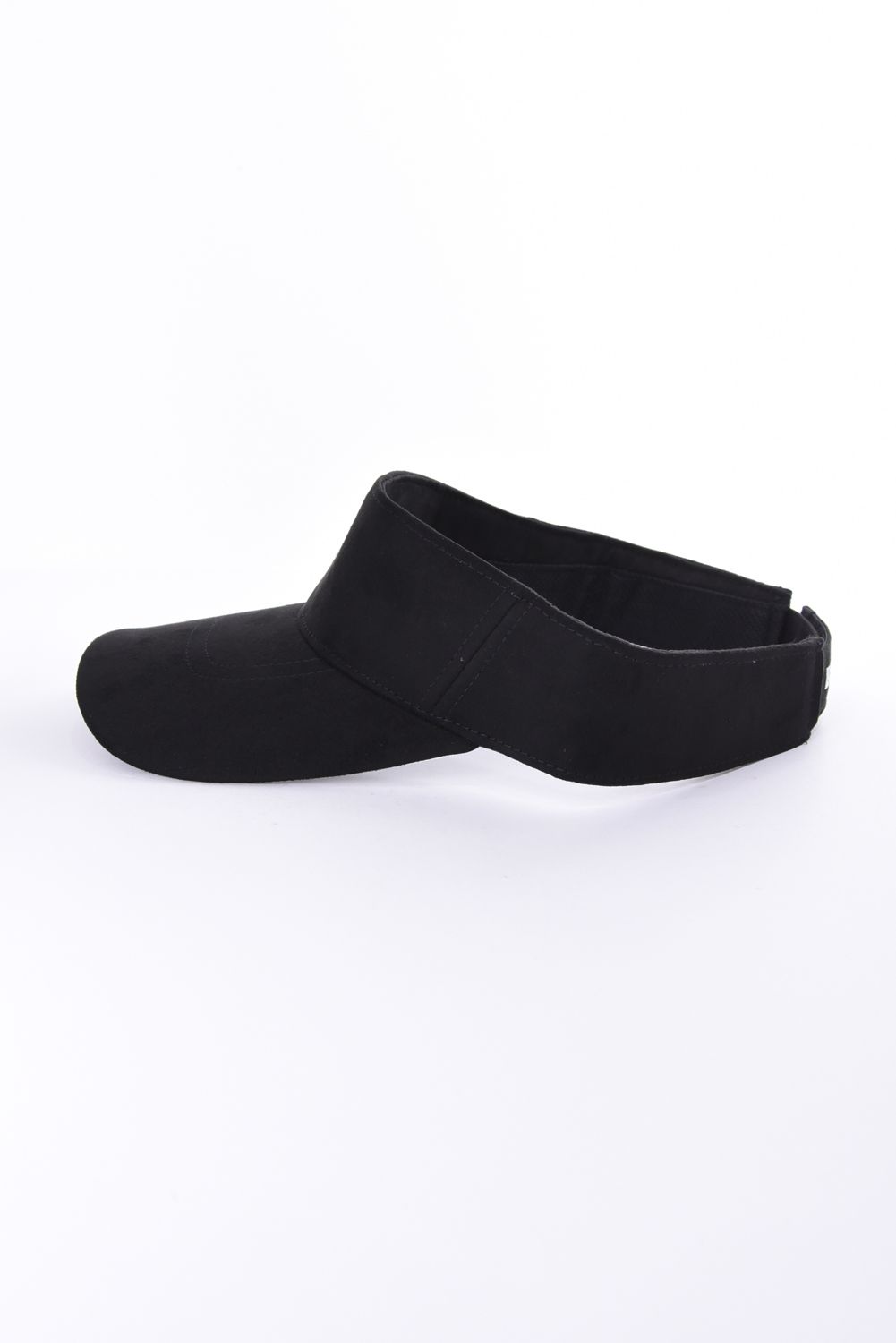 【26AW】 MEN’S SUEDE SMALL BG LOGO VISOR / スウェード素材 スモールBGロゴ サンバイザー (ブラック)