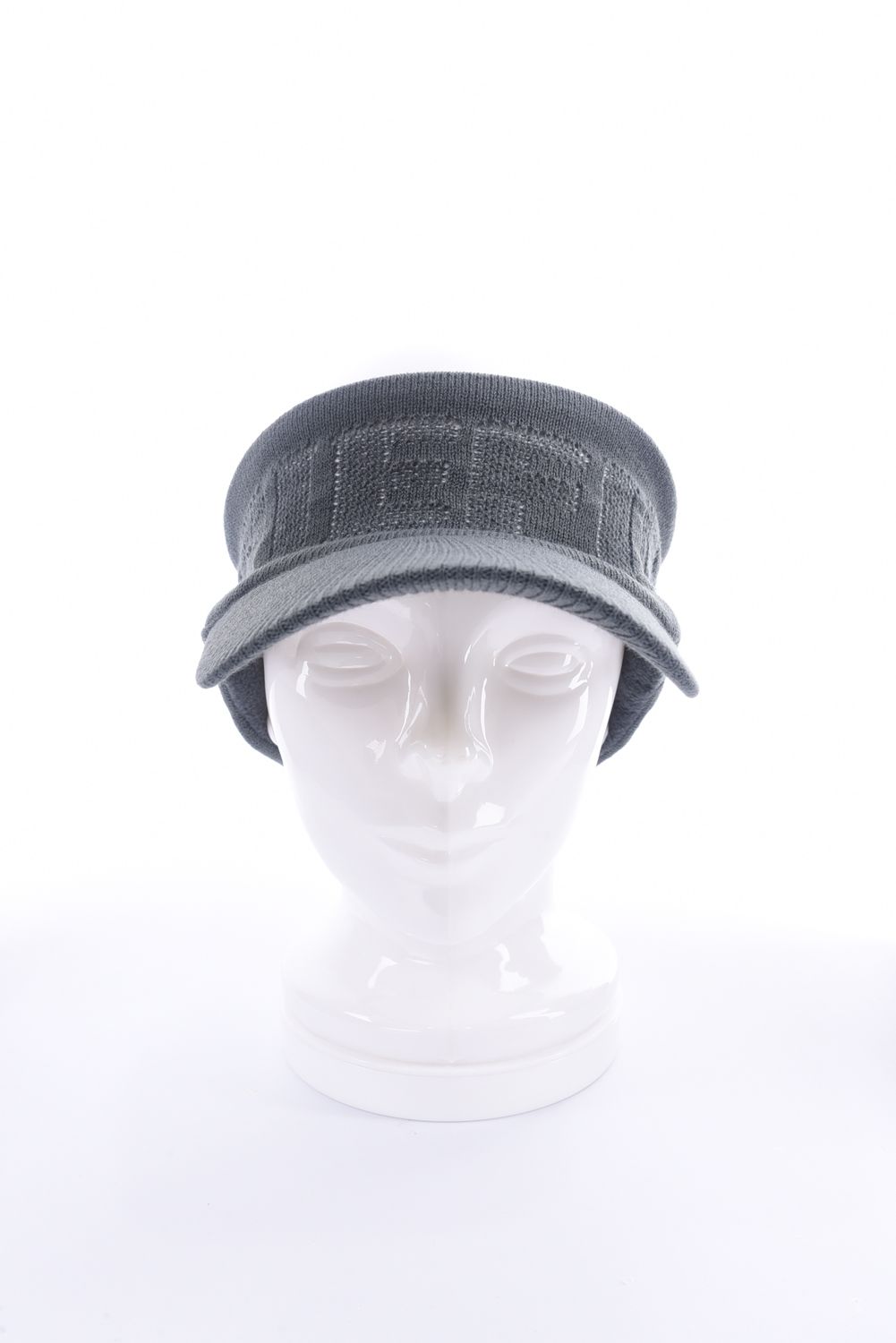 BRIEFING - KNIT VISOR / ブランドロゴ ニットサンバイザー ブラック