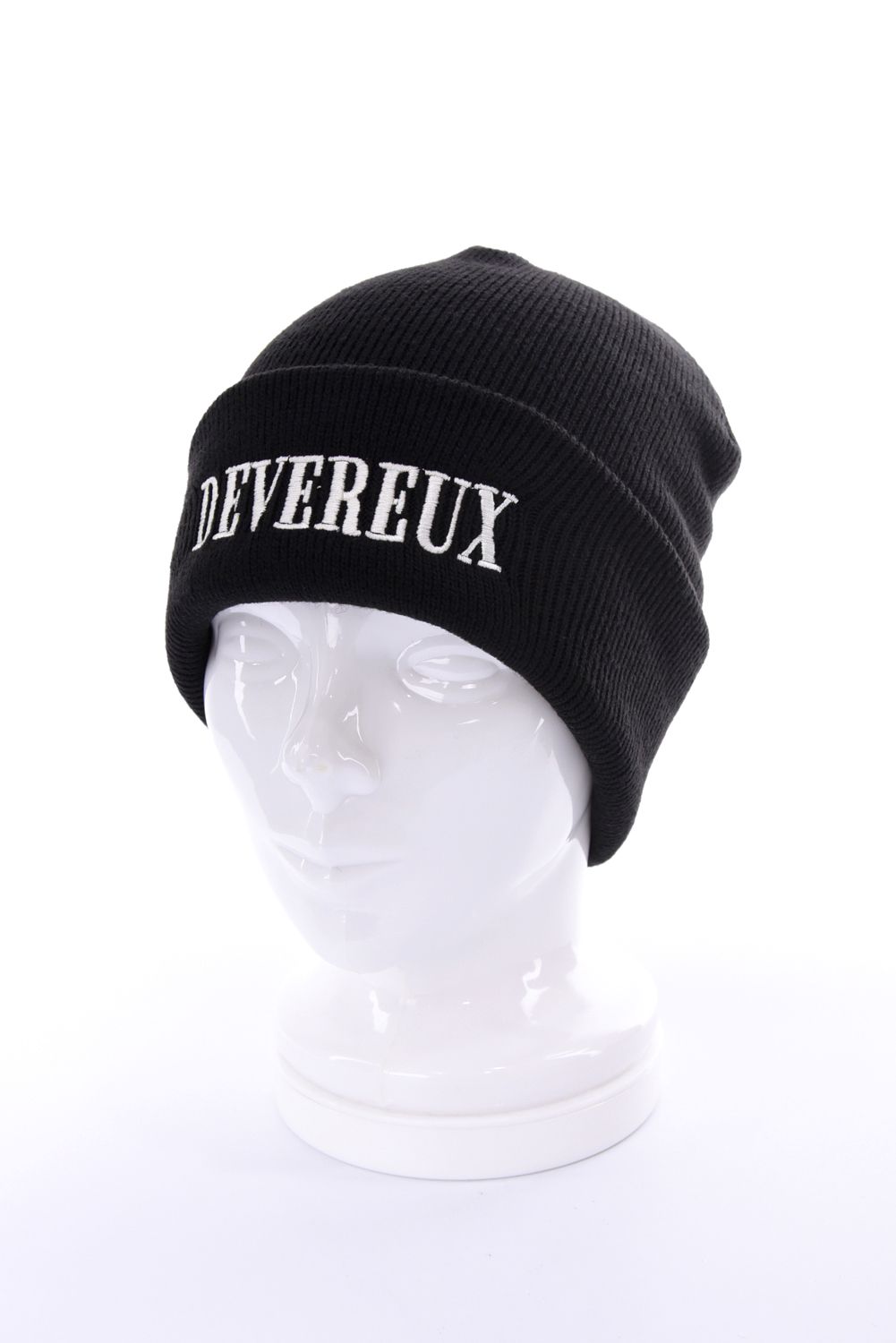【26AW】 DVG LOGO BEANIE / ブランドロゴ刺繍 ニットビーニー (ブラック)