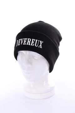 【26AW】 DVG LOGO BEANIE / ブランドロゴ刺繍 ニットビーニー (ブラック)